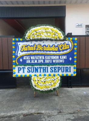 Papan Bunga Duka di Kemijen